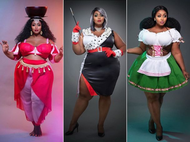 Body-positive influencers break down how to shop plus-size Halloween  costumes - Good Morning America