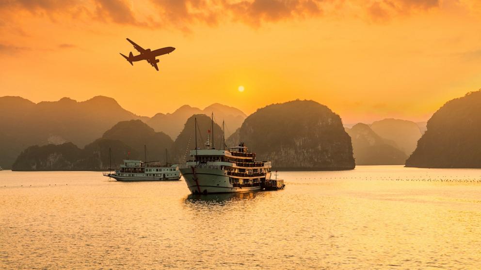 PHOTO: View of cruise ships and islands in Halong Bay, Vietnam.