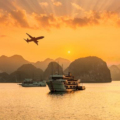 PHOTO: View of cruise ships and islands in Halong Bay, Vietnam.