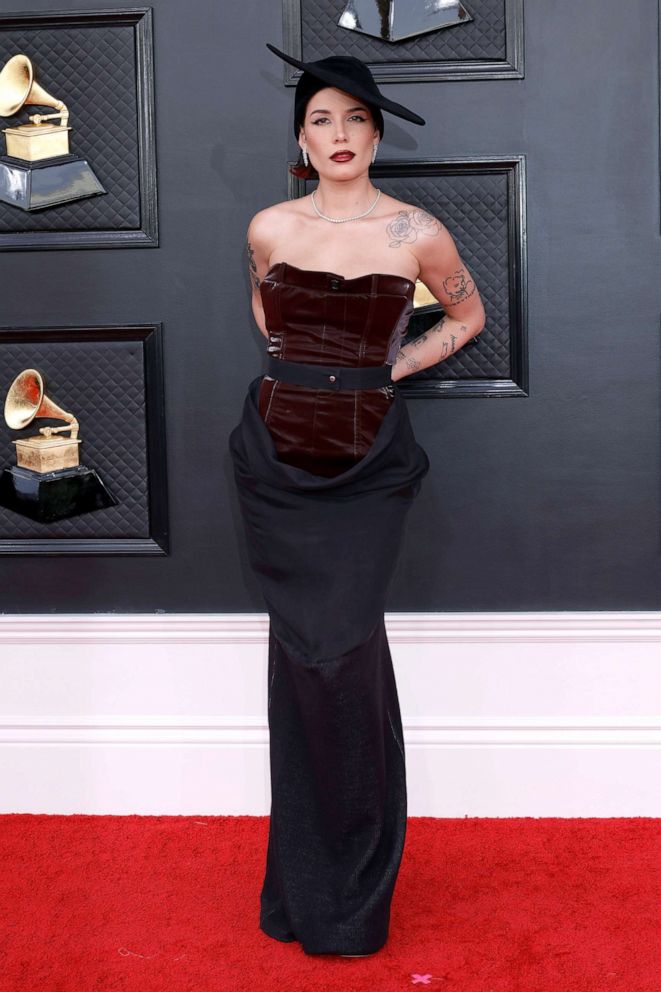 Grammy Awards 2022 red carpet: Megan Thee Stallion, Dua Lipa, Kourtney  Kardashian, & more bring style to night