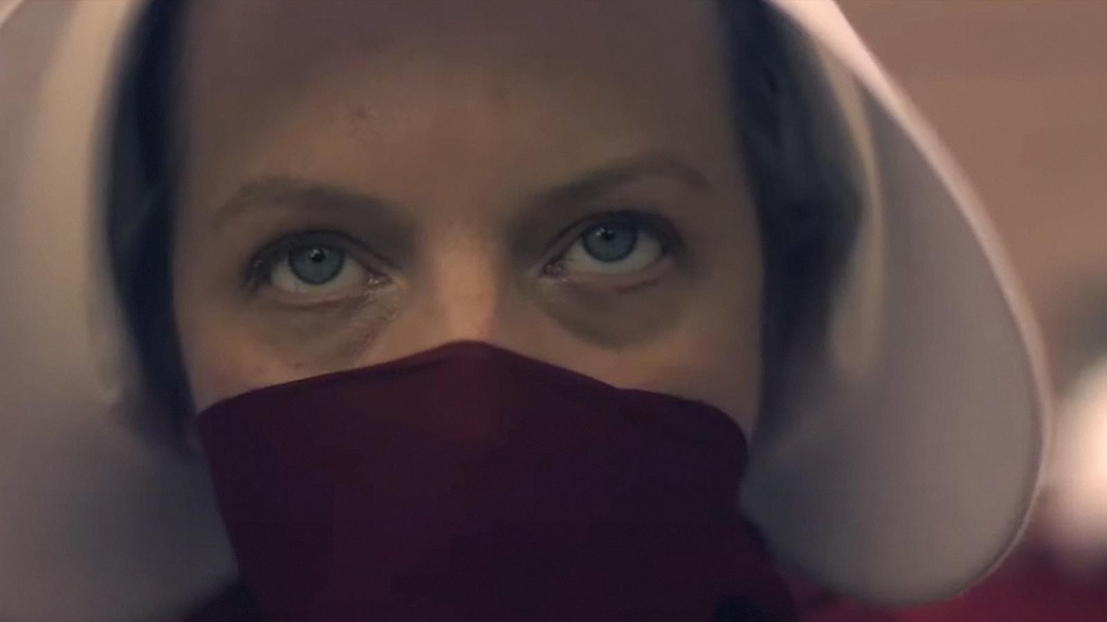 PHOTO: Elisabeth Moss appears in this screengrab from the trailer for "The Handmaid's Tale."