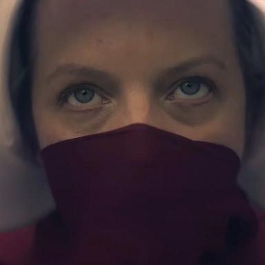 PHOTO: Elisabeth Moss appears in this screengrab from the trailer for "The Handmaid's Tale."