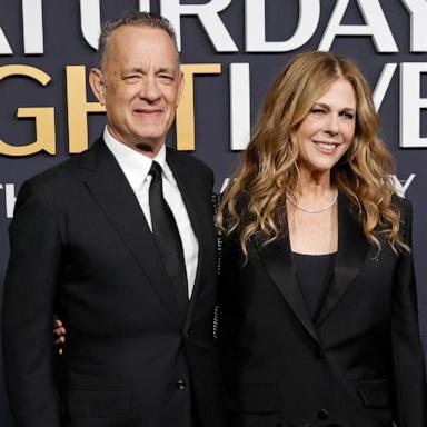 PHOTO: Tom Hanks and Rita Wilson attend SNL50: The Anniversary Special on February 16, 2025 at 30 Rockefeller Center in New York City.