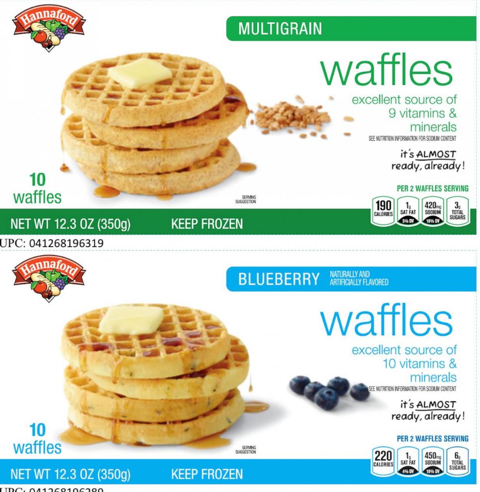 PHOTO: TreeHouse Foods voluntarily recalled multiple brands of frozen waffles sold in the U.S. and Canada.