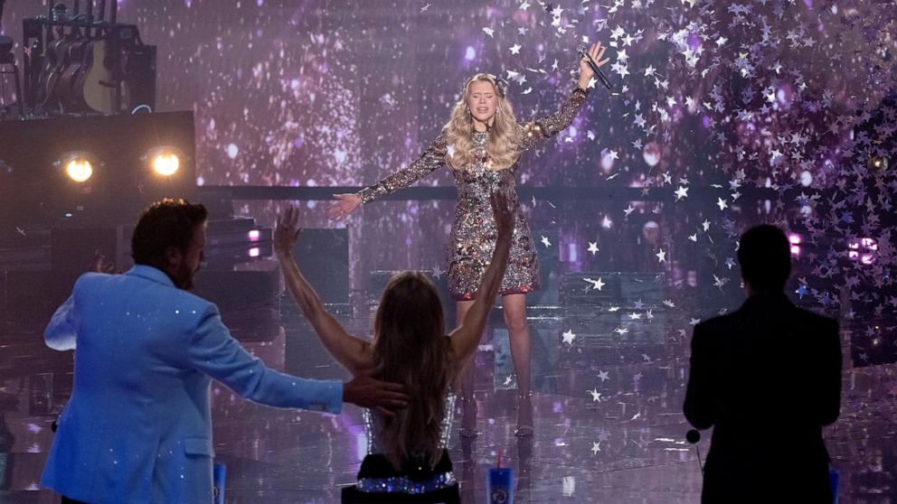 PHOTO: Hannah Harper is announced as the winner of "American Idol," May 11, 2026.