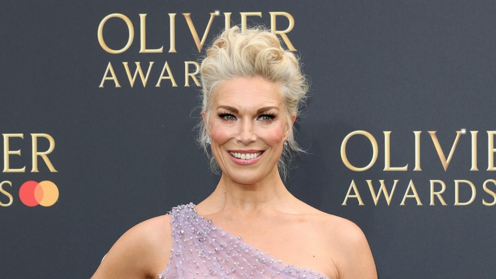 PHOTO: Hannah Waddingham attends The Olivier Awards 2024 at The Royal Albert Hall on April 14, 2024 in London.