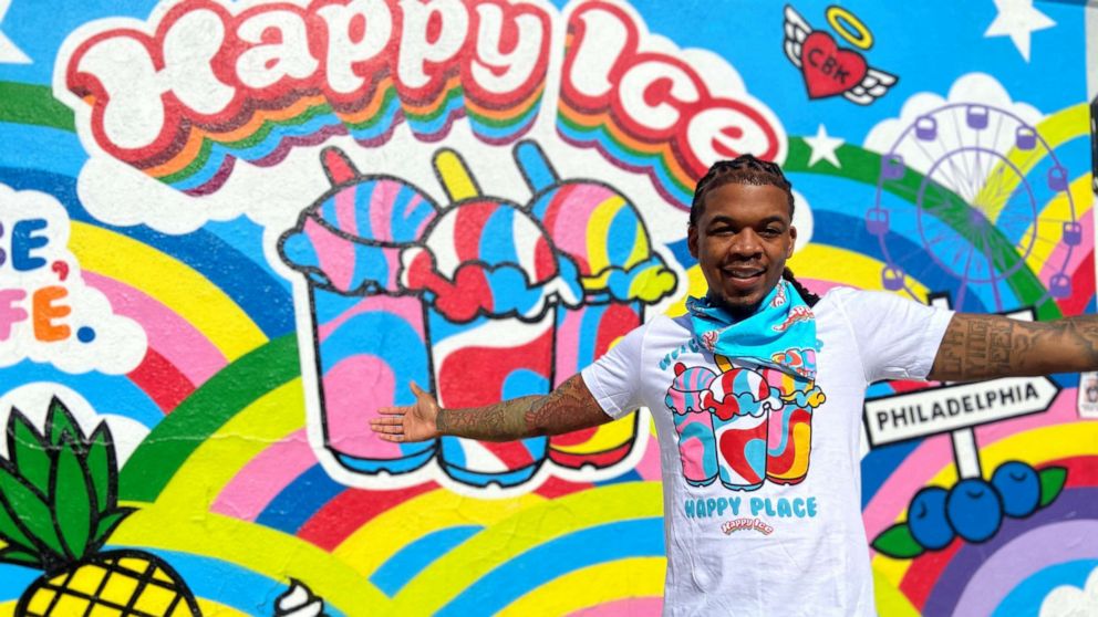 PHOTO: Lemeir Mitchell, owner of Los Angeles-based food truck Happy Ice, is set to host a grand opening for his brick-and-mortar shop on June 20, 2020.