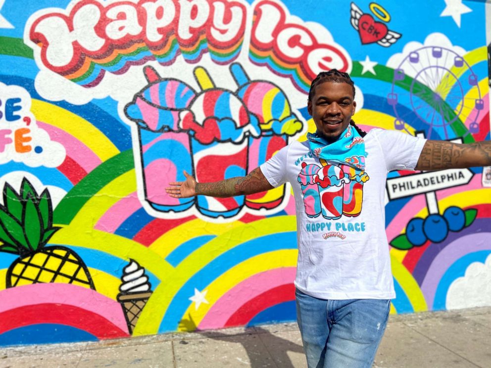 PHOTO: Lemeir Mitchell, owner of Los Angeles-based food truck Happy Ice, is set to host a grand opening for his brick-and-mortar shop on June 20, 2020.
