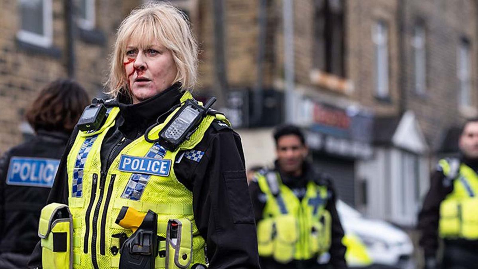 PHOTO: Sarah Lancashire as Catherine Cawood in a scene from "Happy Valley."