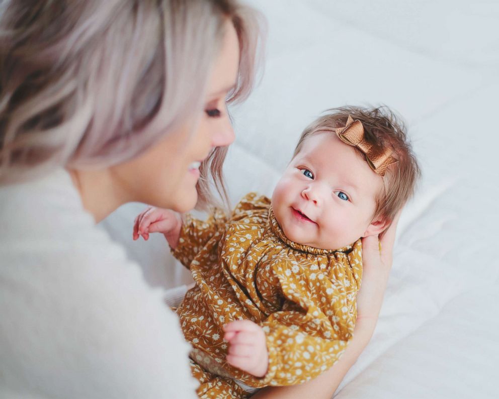 PHOTO: Harland was given her name after KFC announced that they'd award donation to the first child born on the Colonel's birthday (Sept. 9, 2018) who was named Harland.