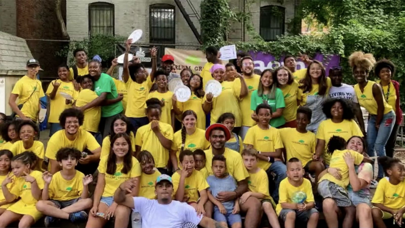 PHOTO: A group shot of the organization "Harlem Grown."