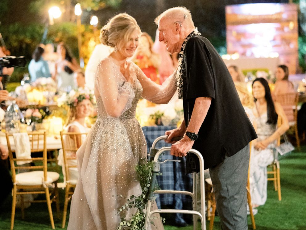 PHOTO: Harmony and Bruce Walton on her wedding day.