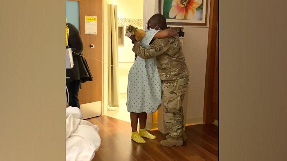 wifey welcoming home young soldier