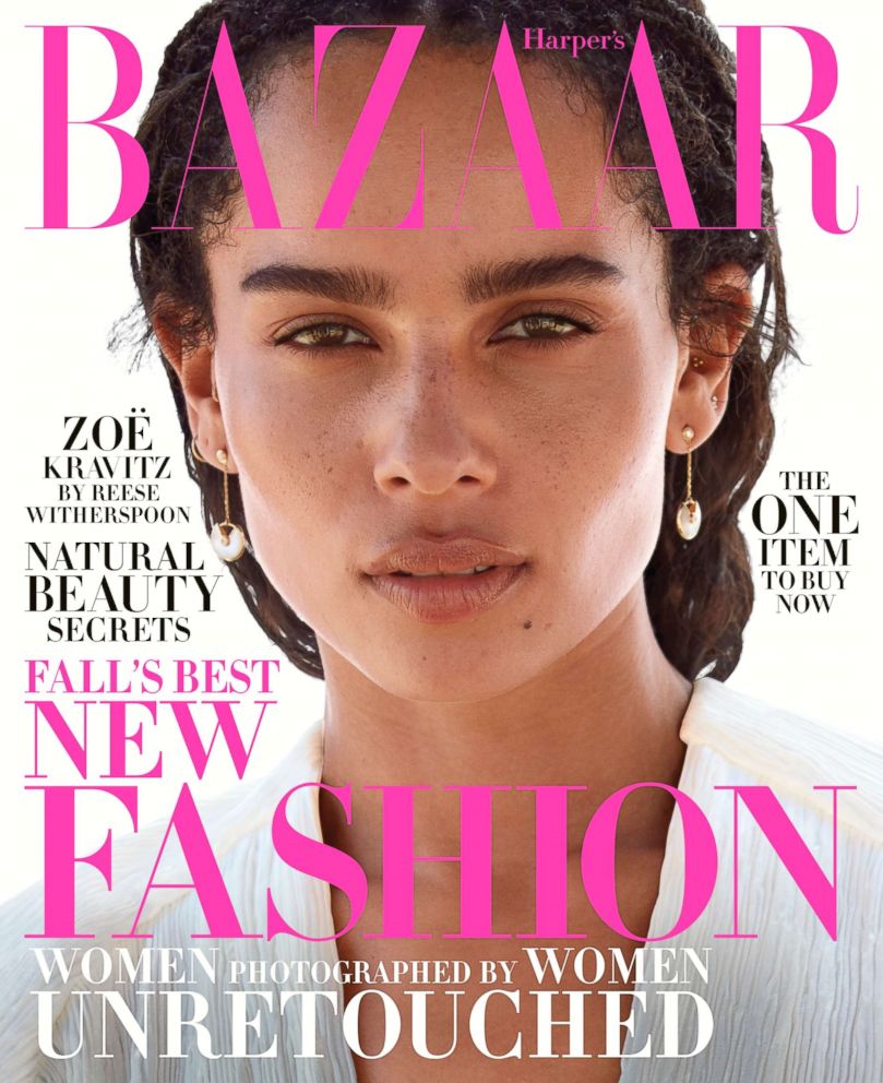 PHOTO: Zoe Kravitz is featured in the October issue of Harpers Bazaar.