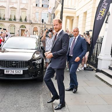 PHOTO: Prince Harry, Duke of Sussex departs from The Invictus Games Foundation Conversation: From Policy to Practice at Chatham House on July 7, 2026, in London.