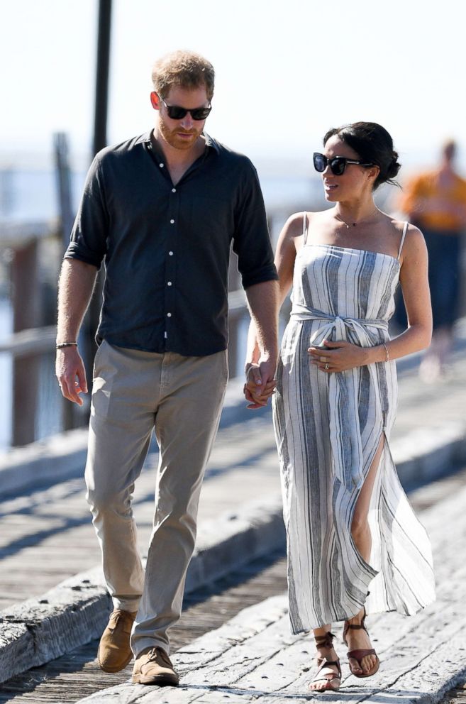 PHOTO: Prince Harry, The Duke of Sussex and Meghan Markle, The Duchess of Sussex visit Fraser Island, Australia, Oct. 22, 2018.