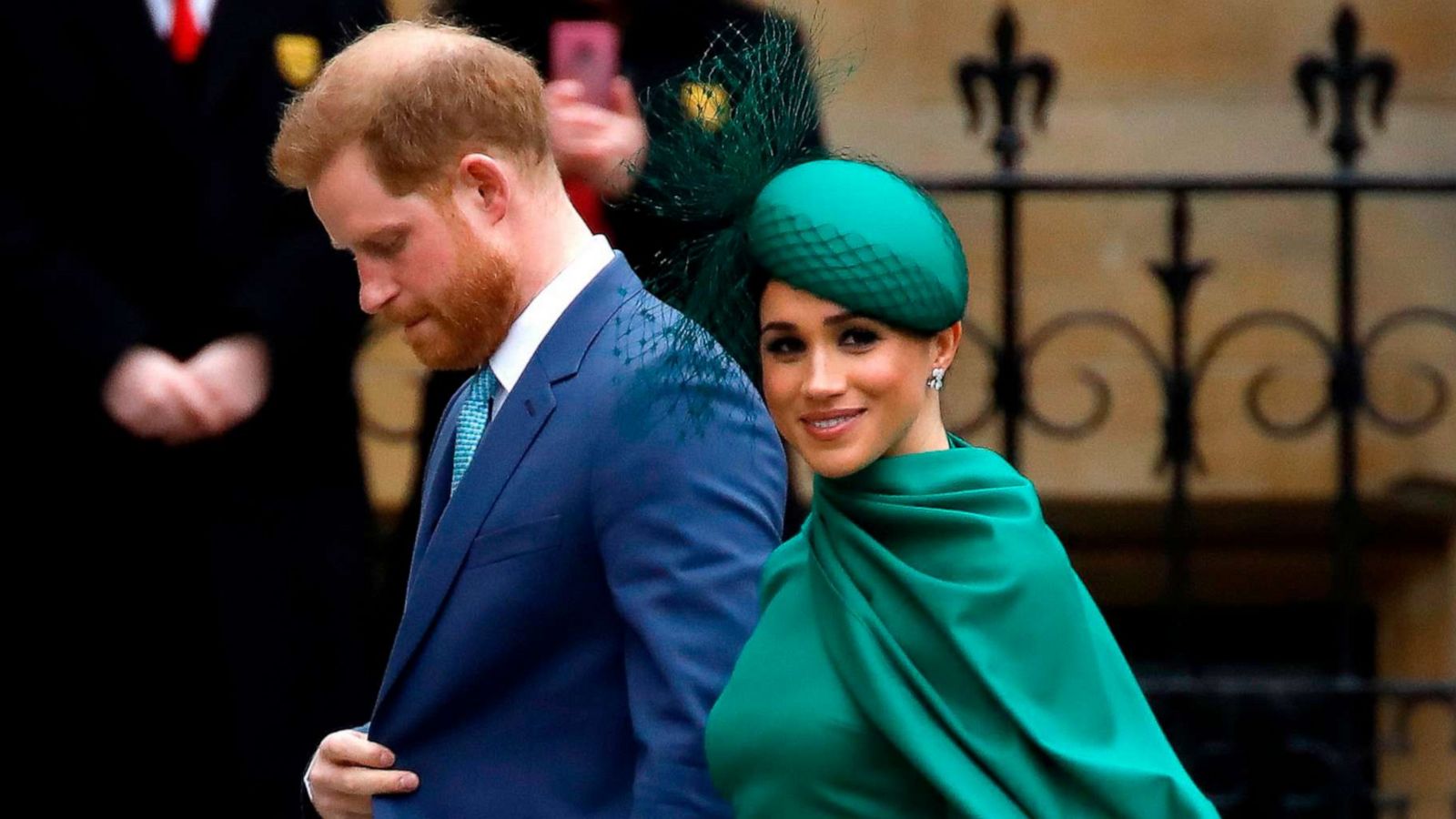 PHOTO: Britain's Prince Harry, Duke of Sussex and Meghan, Duchess of Sussex arrive to attend the annual Commonwealth Service at Westminster Abbey in London on March 9, 2020.