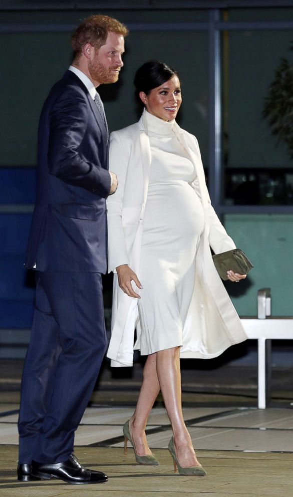 PHOTO: Britain's Prince Harry and Meghan, Duchess of Sussex, arrive at the Natural History Museum in London, Feb. 12, 2019.