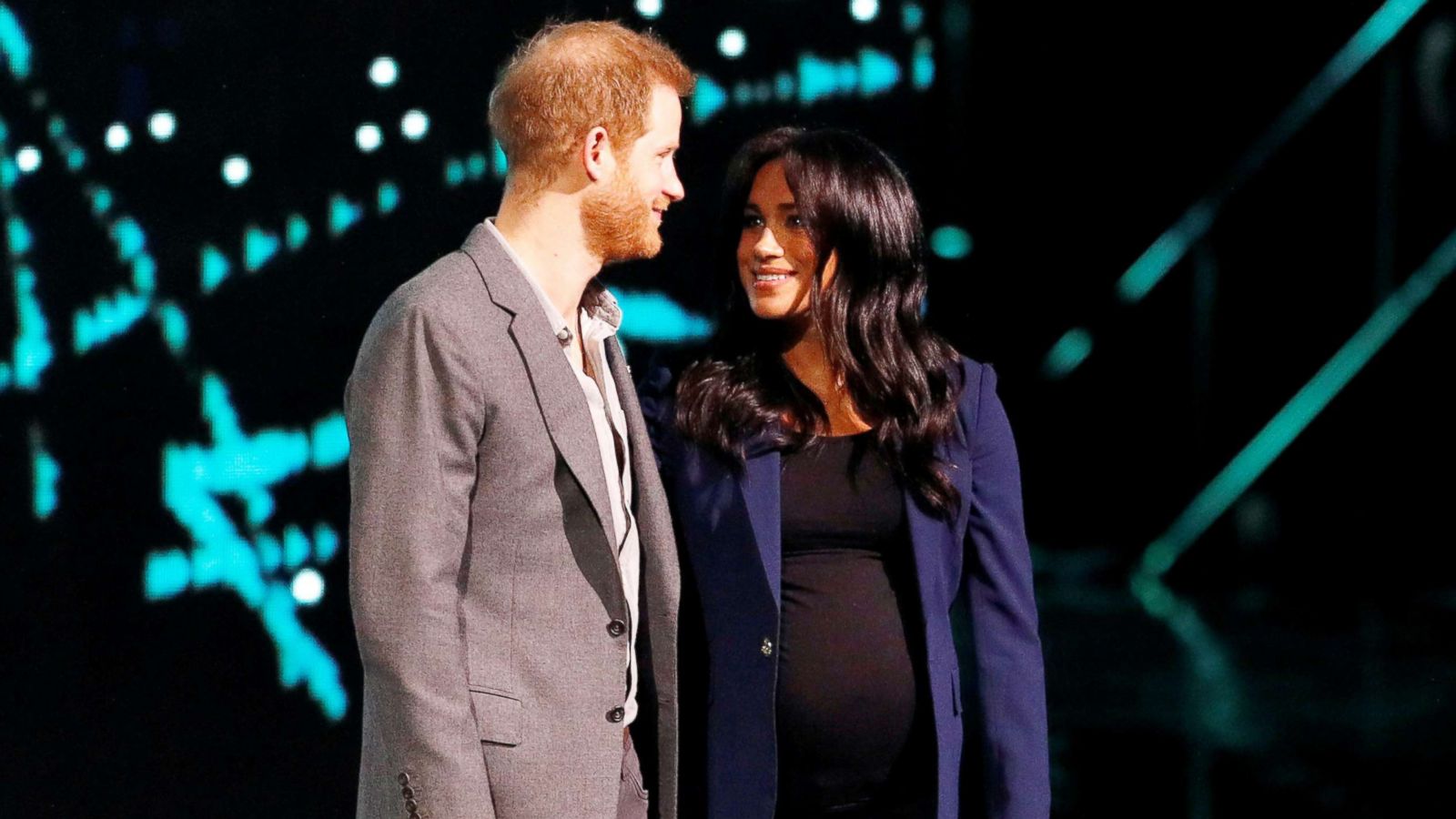 PHOTO: Britain's Prince Harry and Meghan, Duchess of Sussex, attend the WE Day UK event at the SSE Arena in Wembley, London, March 6, 2019.