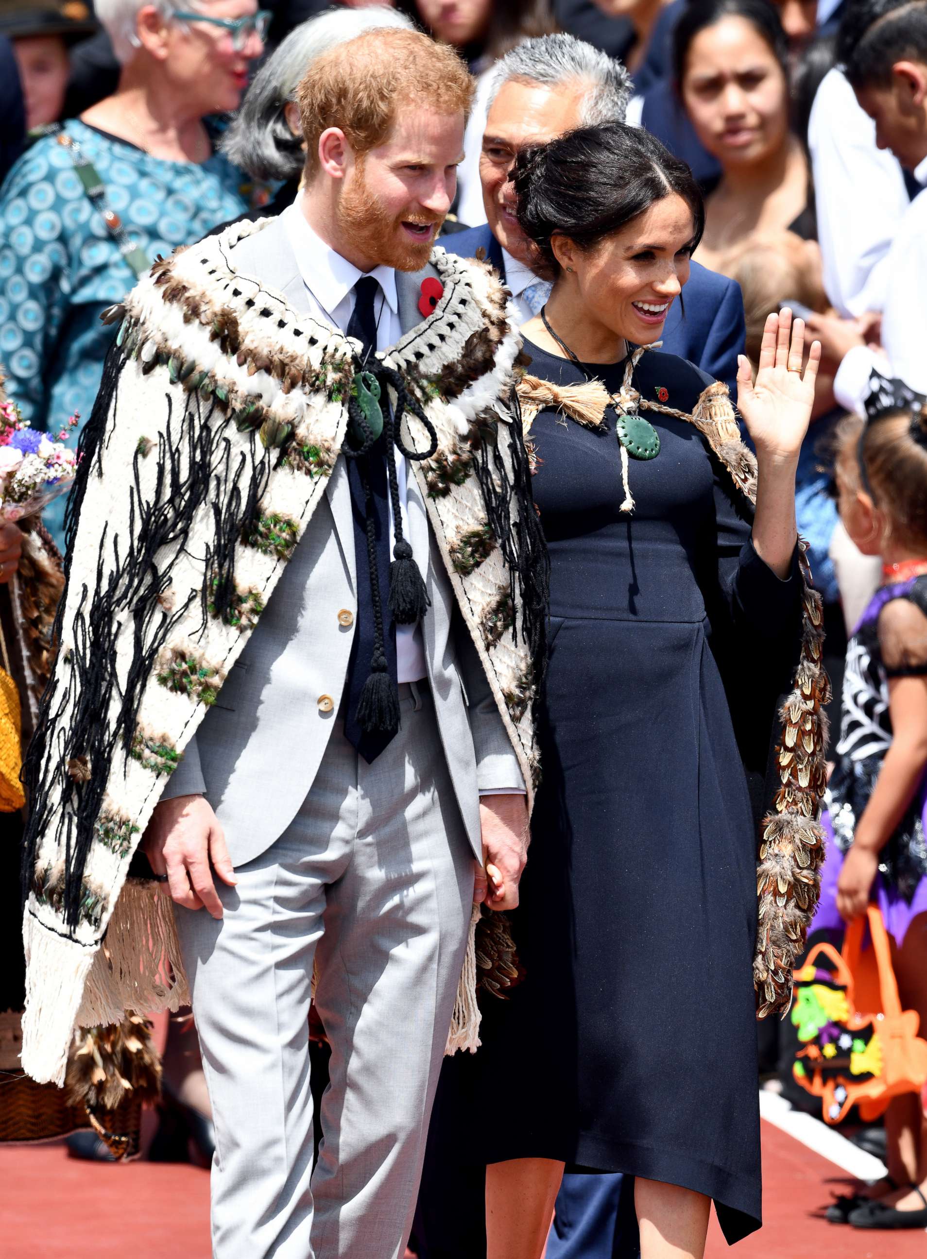 PHOTO: Prince Harry and Meghan Markle, The Duke and Duchess of Sussex, Oct 31, 2018,  in Rotorua, New Zealand.