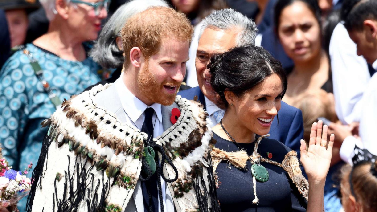 PHOTO: Prince Harry and Meghan Markle, The Duke and Duchess of Sussex, Oct 31, 2018, in Rotorua, New Zealand.