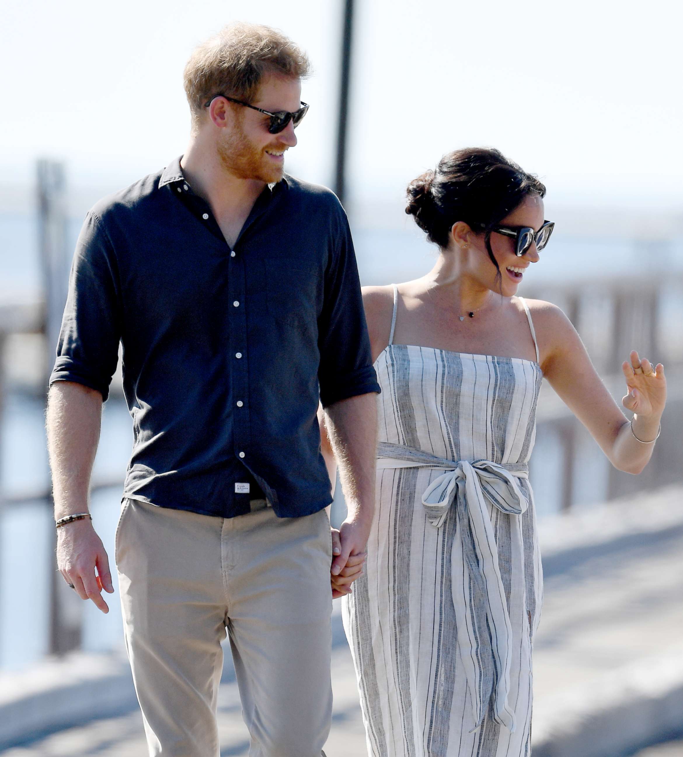 PHOTO: Prince Harry, The Duke of Sussex and Meghan Markle, The Duchess of Sussex visit Fraser Island, Australia, Oct. 22, 2018.