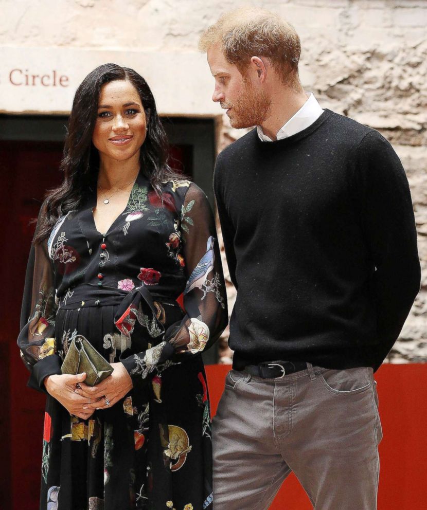 PHOTO: Britain's Prince Harry, Duke of Sussex and Britain's Meghan, Duchess of Sussex visit Bristol Old Vic theatre in Bristol, England, Feb. 1, 2019.