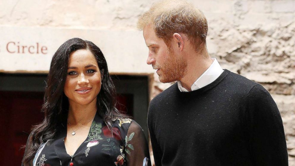 PHOTO: Britain's Prince Harry, Duke of Sussex and Britain's Meghan, Duchess of Sussex visit Bristol Old Vic theatre in Bristol, England, Feb. 1, 2019.