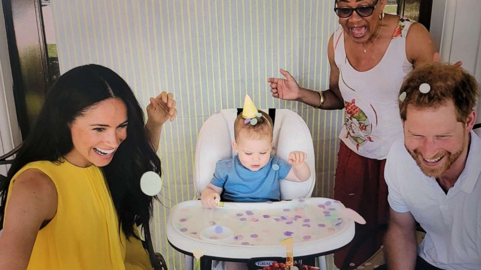 PHOTO: A screengrab of the Netflix documentary "Harry & Megan" shows Prince Harry, Duke of Sussex, Meghan, Duchess of Sussex and their baby son Archie Mountbatten-Windsor. 