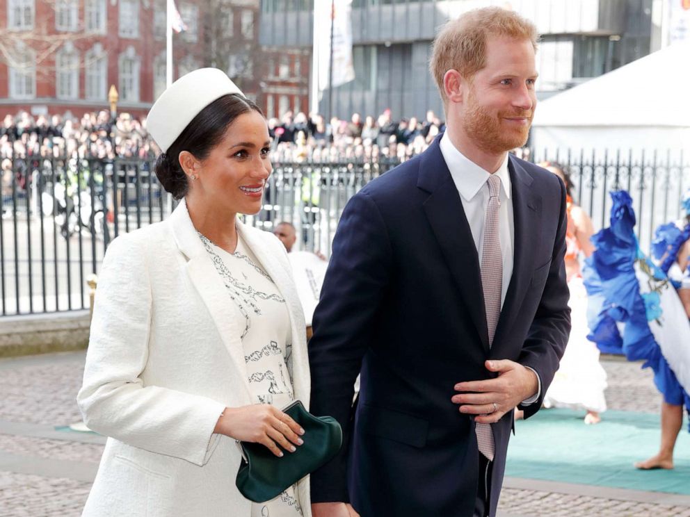 PHOTO: Meghan, Duchess of Sussex and Prince Harry, Duke of Sussex attend the 2019 Commonwealth Day service at Westminster Abbey, March 11, 2019 in London, England.