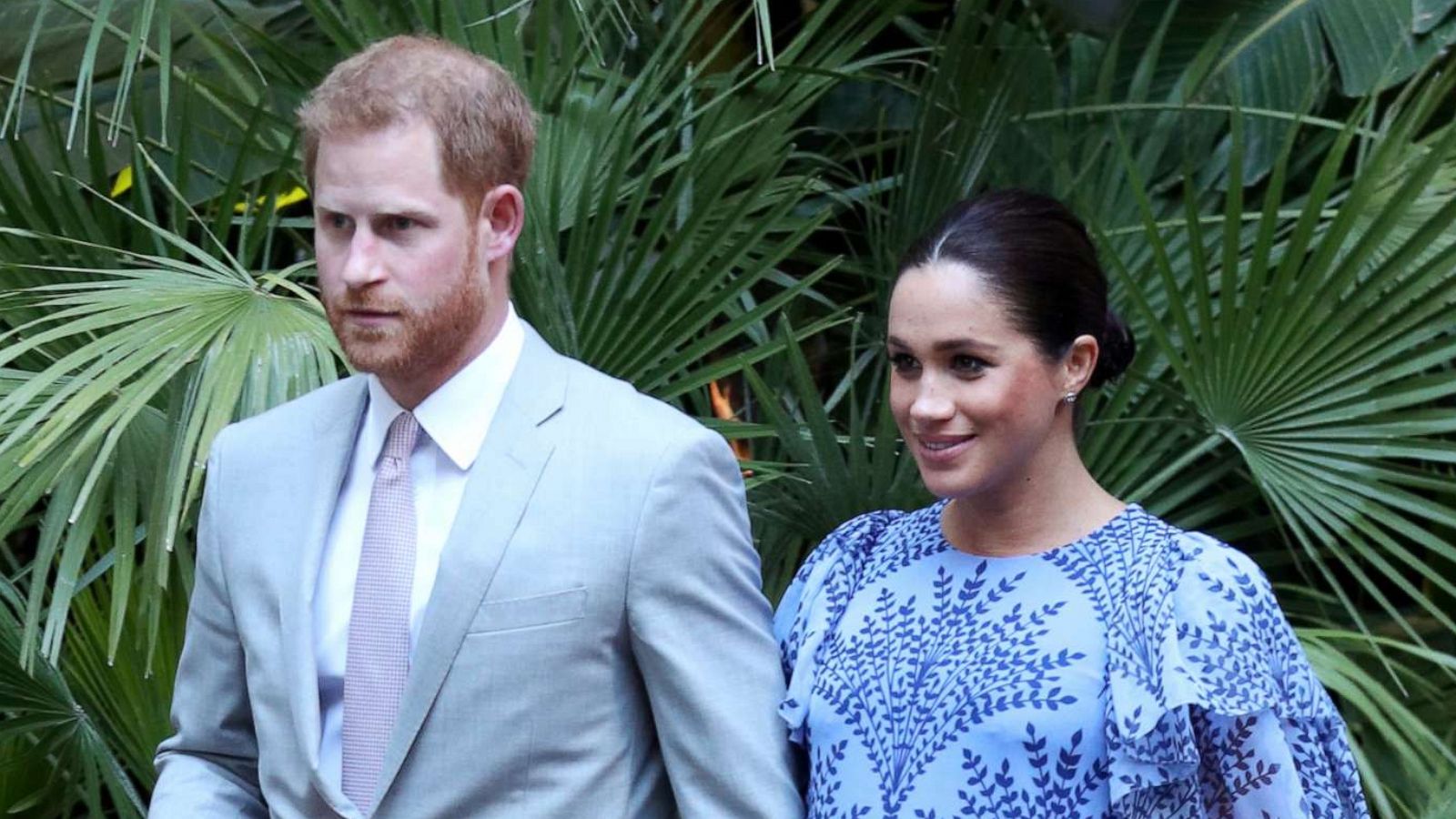 PHOTO: Prince Harry, Duke of Sussex and Meghan, Duchess of Sussex leave an event in Rabat, Morocco, Feb. 25, 2019