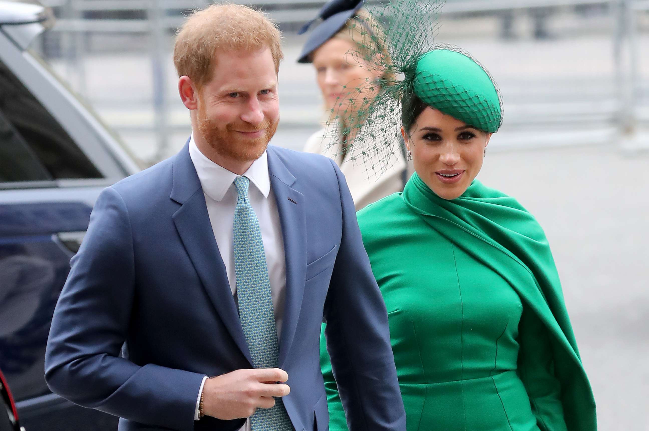 PHOTO: Prince Harry, Duke of Sussex and Meghan, Duchess of Sussex attend the Commonwealth Day Service 2020, March 9, 2020, in London.