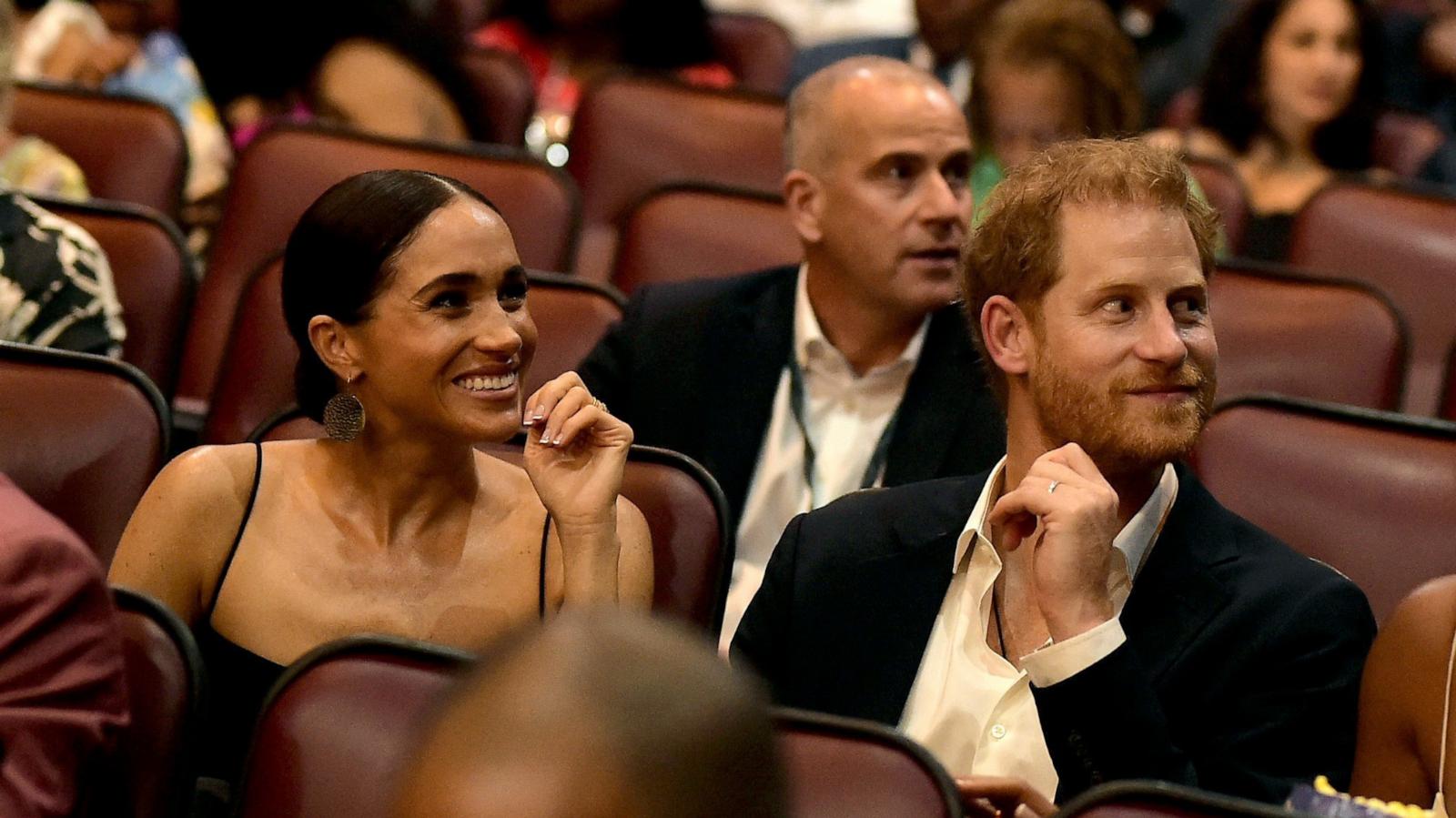 PHOTO: Meghan, Duchess of Sussex and Prince Harry, Duke of Sussex attends the Premiere of "Bob Marley: One Love" at the Carib 5 Theatre on January 23, 2024 in Kingston, Jamaica.