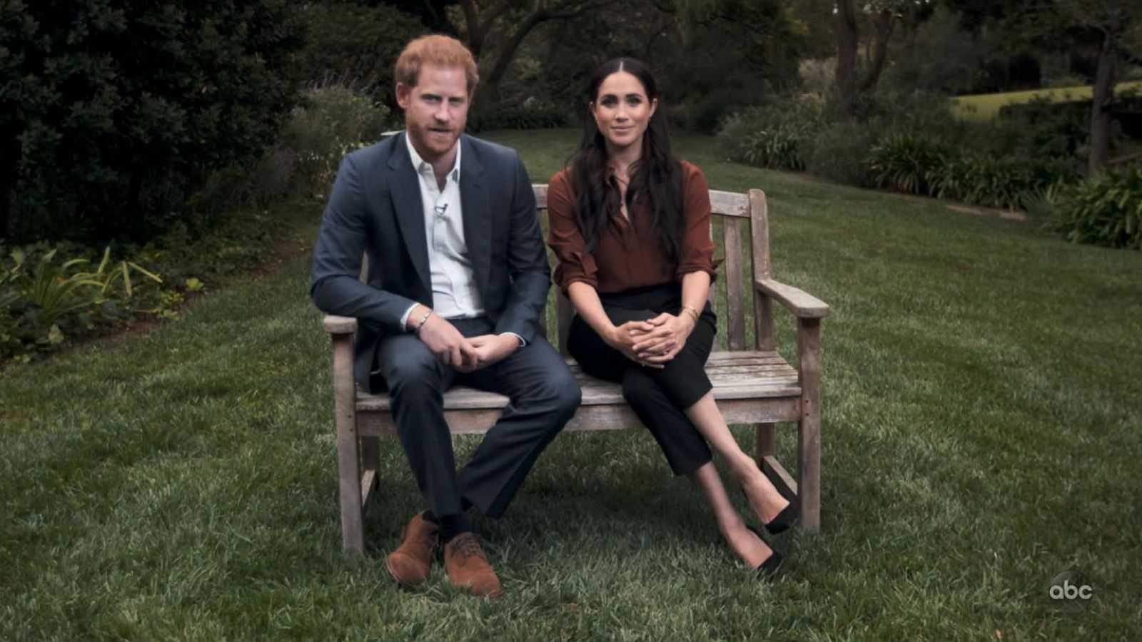 PHOTO: Prince Harry and Meghan, the Duchess of Sussex, speak about the importance of voting during the TIME100 special on ABC.