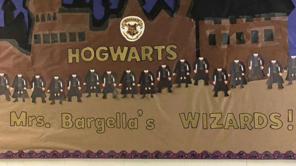 PHOTO: Teacher Tressa Bargella spent hours transforming her 3rd grade classroom into a magical Harry Potter theme.