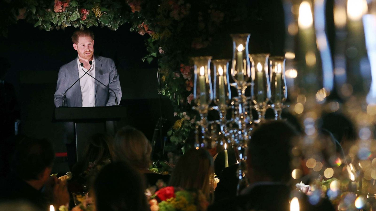 PHOTO: Prince Harry, Duke of Sussex, gives a speech on Jan. 19, 2020, at an event hosted by The Caring Foundation, to raise funds for Sentebales vital work supporting young people affected by HIV in southern Africa, in London.