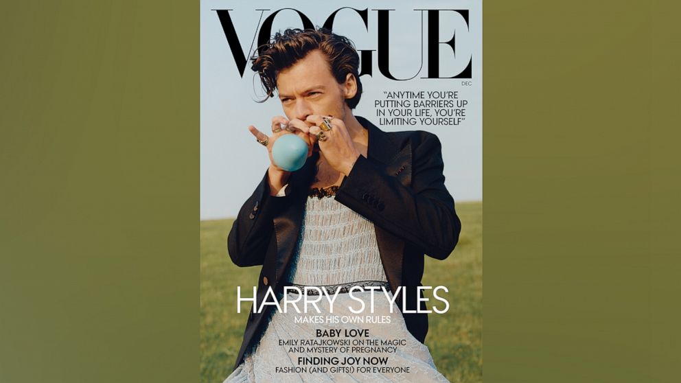 Harry Styles becomes Vogue's first solo male cover in 127 years