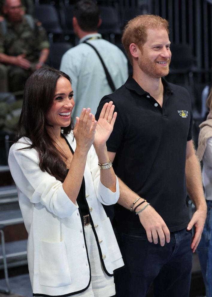 Meghan Markle Goes Preppy in J.Crew Sweater for Invictus Games 2023 – WWD