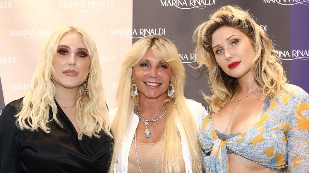 PHOTO: In this Sept. 8, 2018, file photo, Hayley Hasselhoff, Pamela Bach and Taylor Hasselhoff attend an event in Beverly Hills, Calif.