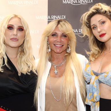 PHOTO: In this Sept. 8, 2018, file photo, Hayley Hasselhoff, Pamela Bach and Taylor Hasselhoff attend an event in Beverly Hills, Calif.