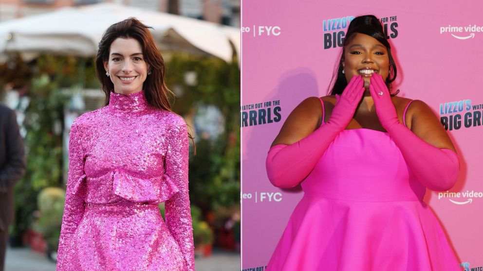 Celebrities in Hot-Pink Barbiecore Valentino Looks