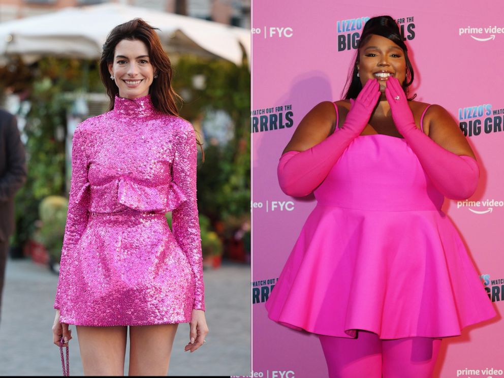 Anne Hathaway, Ciara and More Take on the Hot Pink Trend: Photos