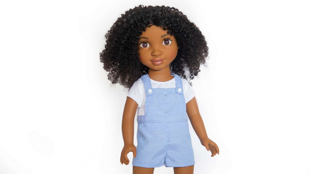 Mom creates black doll with natural hair for her daughter