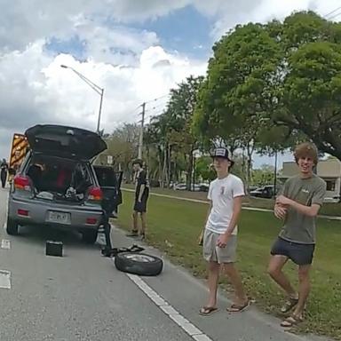 PHOTO: Three Florida teens are speaking out after helping a man experiencing a heart attack.