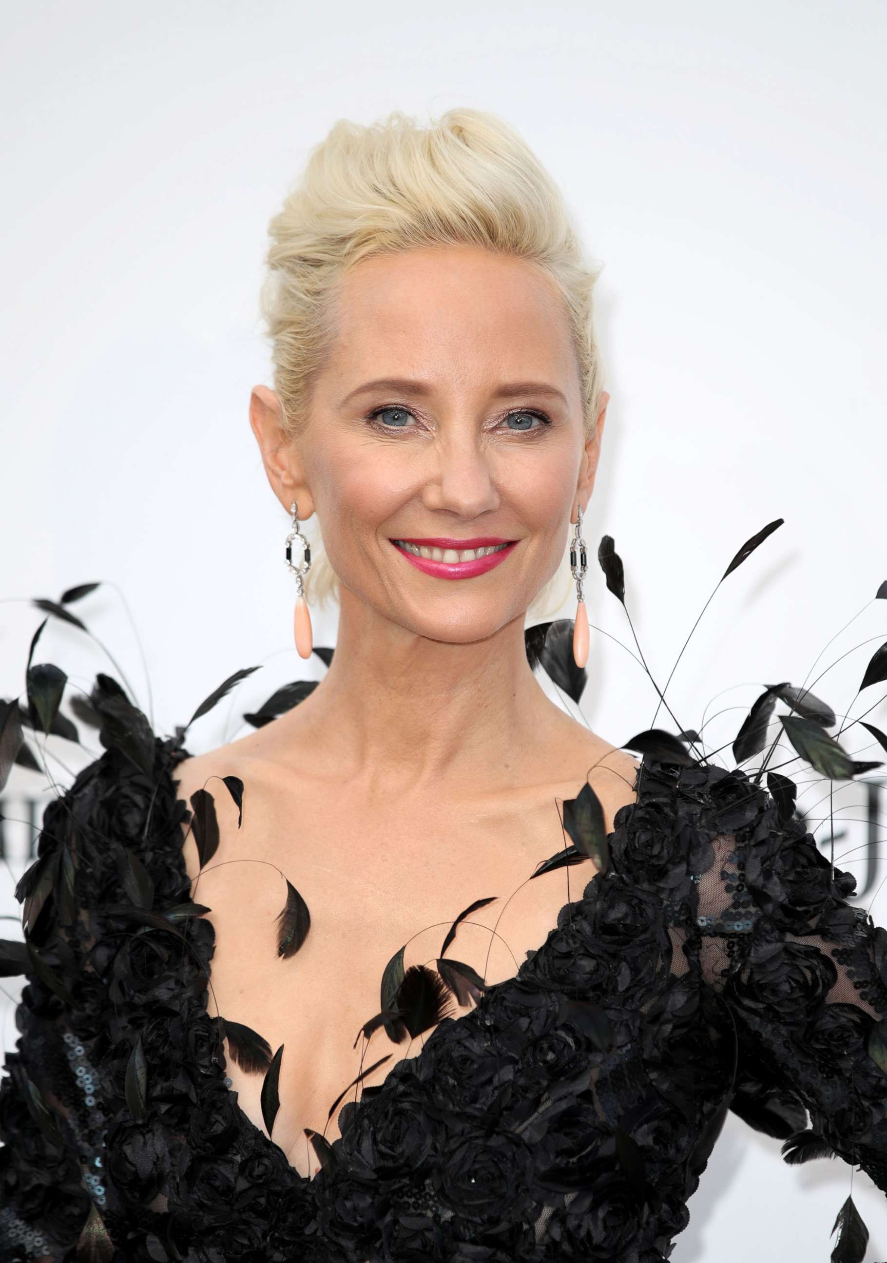 PHOTO: Anne Heche arrives at the amfAR Gala Cannes 2018 at Hotel du Cap-Eden-Roc on May 17, 2018 in Cap d'Antibes, France.