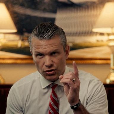 PHOTO: Defense Secretary Pete Hegseth makes an announcement in this screen grab taken from a handout video from an unknown location, released on July 15, 2026.