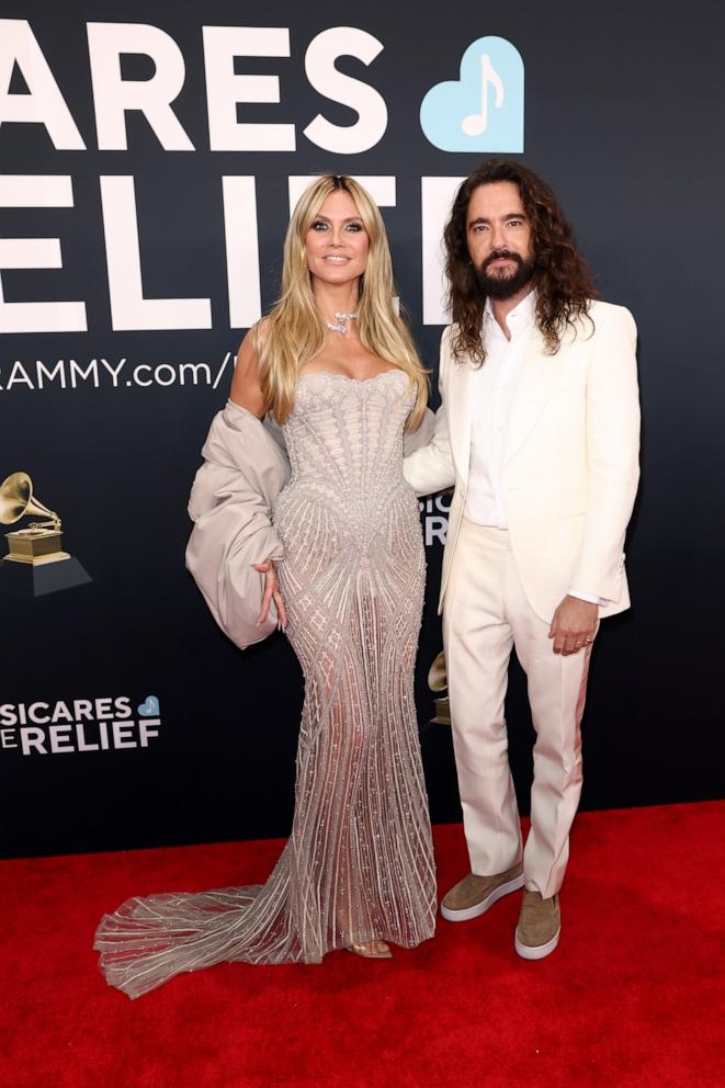 PHOTO: Heidi Klum and Tom Kaulitz attend the 67th Annual GRAMMY Awards at Crypto.com Arena on Feb. 02, 2025 in Los Angeles.