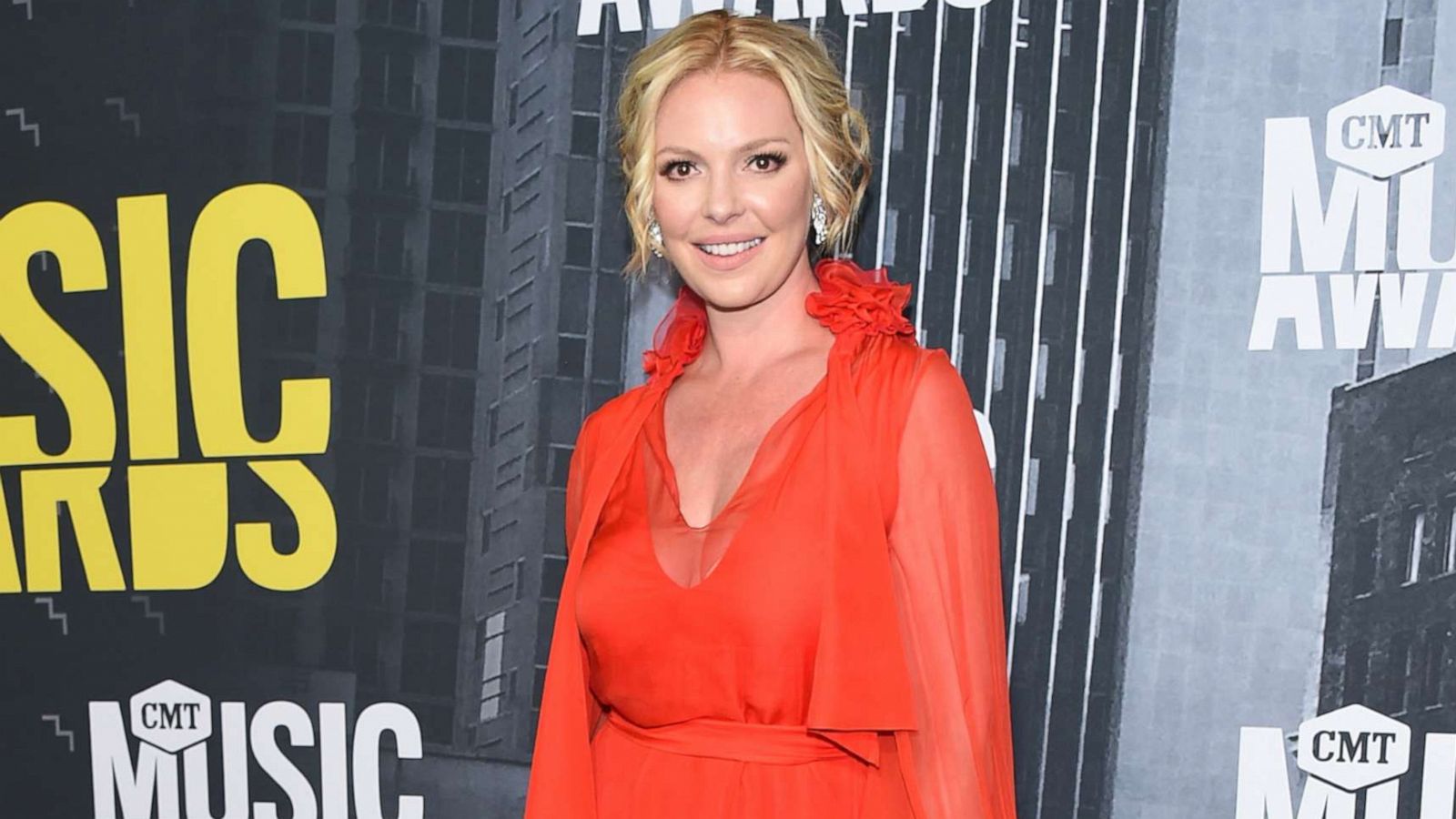 PHOTO: Actress Katherine Heigl attends the 2017 CMT Music awards at the Music City Center on June 7, 2017 in Nashville, Tenn.