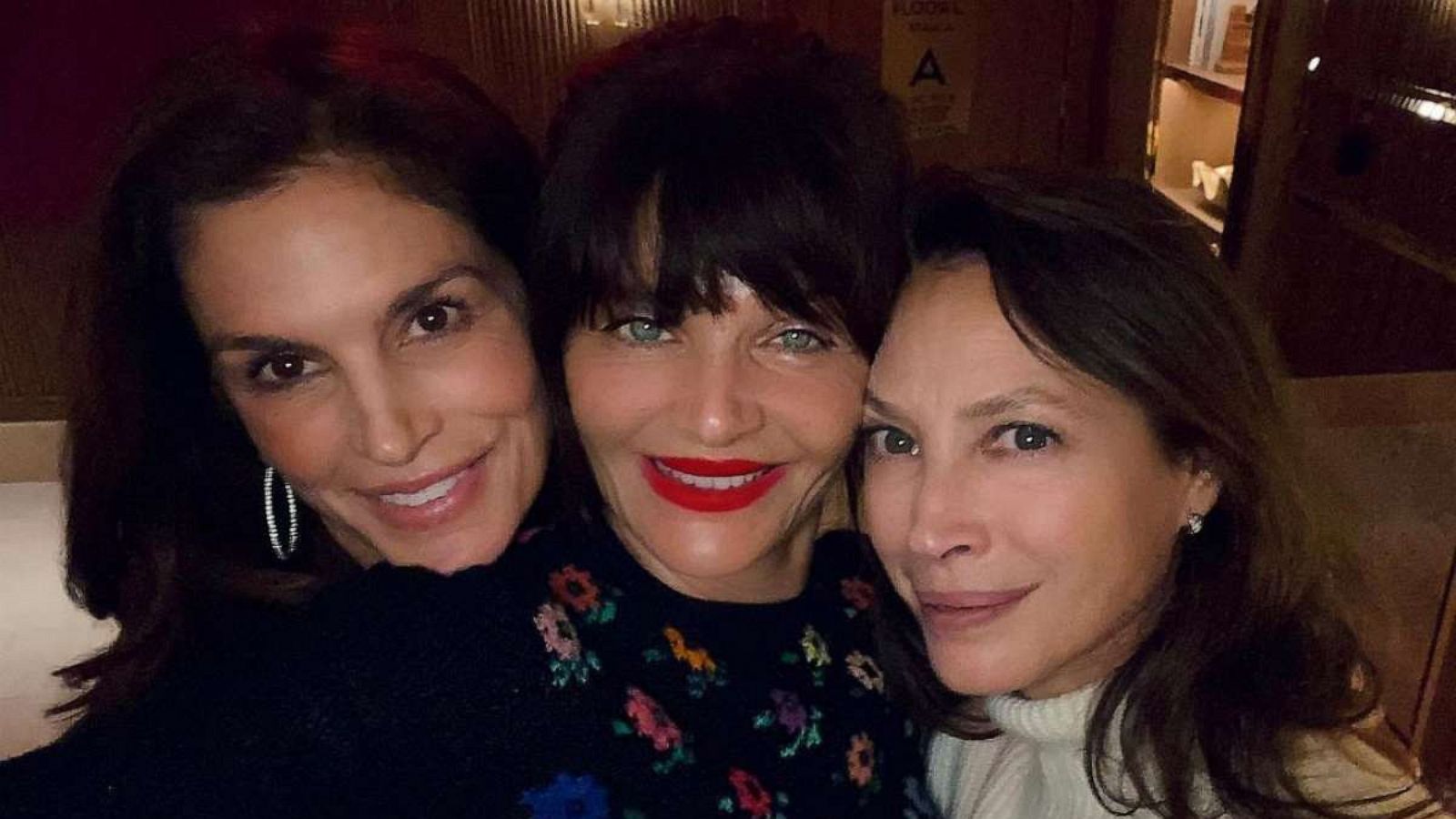 PHOTO: Cindy Crawford, Helena Christensen and Christy Turlington posed together on Instagram, Dec. 18, 2022.