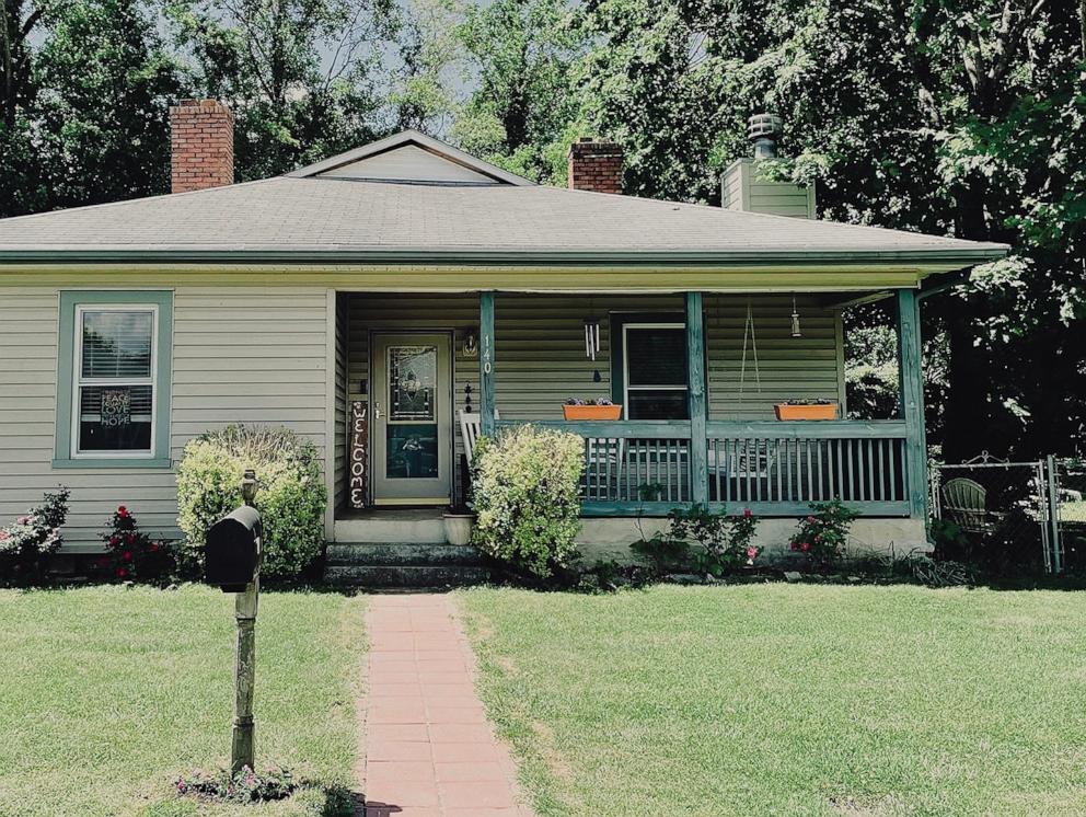 PHOTO: Liz Barker's home in Swannanoa, North Carolina, is pictured prior to Hurricane Helene.